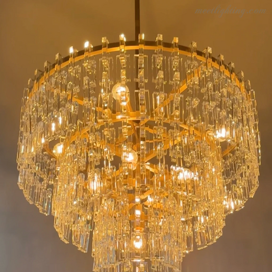 Marignia Five-Tier Round Chandelier 60"-Meet Lighting