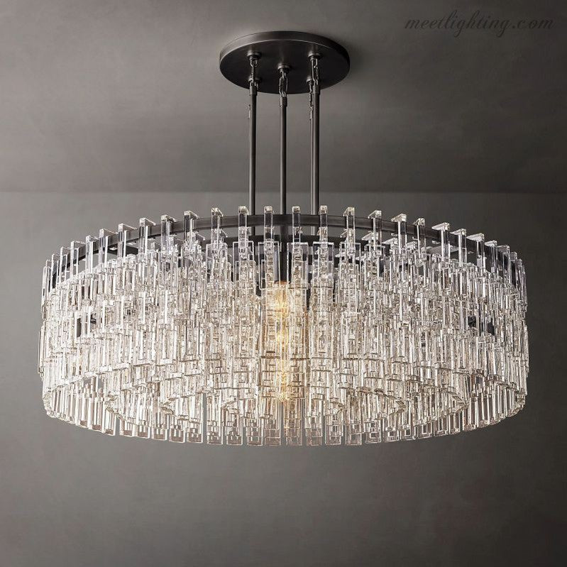 Marignia Round Chandelier 48"-Meet Lighting