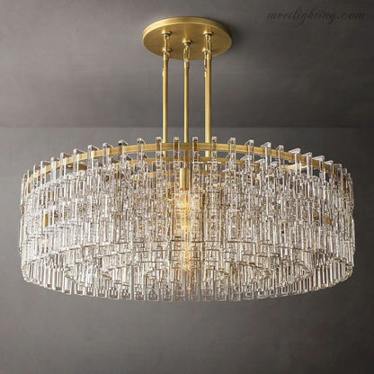 Marignia Round Chandelier 48"-Meet Lighting