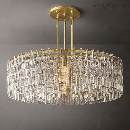 Marignia Round Chandelier 48"-Meet Lighting