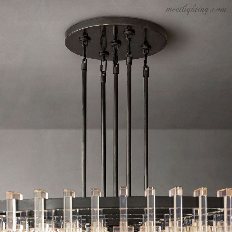 Marignan Round Chandelier 60"-MEET LIGHTING