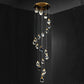 Masonry Faceted Crystal Prisms Chandelier-Meet Lighting