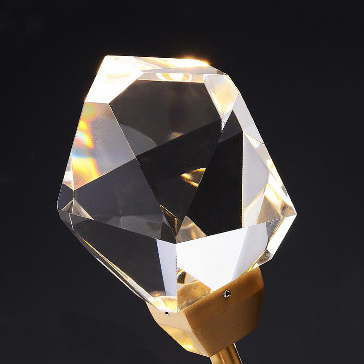 Masonry Faceted Crystal Prisms Chandelier-Meet Lighting