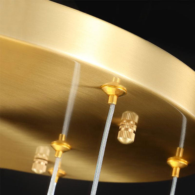 Masonry Faceted Crystal Prisms Chandelier-Meet Lighting