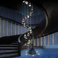 Masonry Faceted Crystal Prisms Chandelier-Meet Lighting