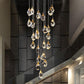 Masonry Faceted Crystal Prisms Chandelier-Meet Lighting