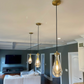 Modern Raindrop Pendant Light For Kitchen Bedroom Cord-Meet Lighting