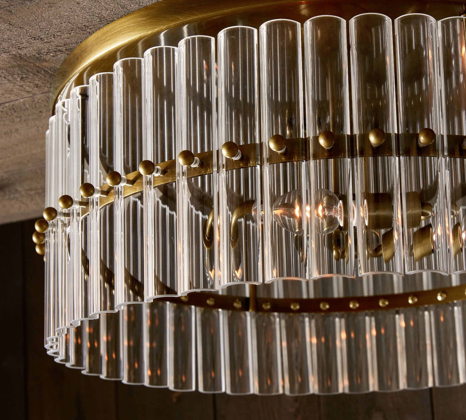 Molly Crystal Round Flush Mount-Meet Lighting