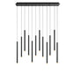 Monna Lights Linear LED Chandelier-Meet Lighting