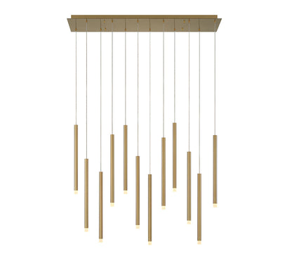 Monna Lights Linear LED Chandelier-Meet Lighting