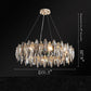 Multi-Sided Crystal Round Chandelier-Meet Lighting