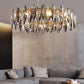 Multi-Sided Crystal Round Chandelier-Meet Lighting