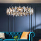 Multi-Sided Crystal Round Chandelier-Meet Lighting