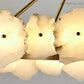 Natural Alabaster Modern Round Chandelier-Meet Lighting