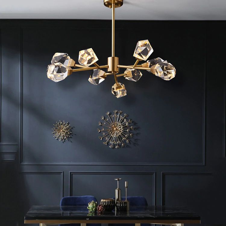 Nicole Crystal Modern Chandelier-MEET LIGHTING