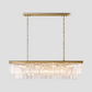Odeon Crystal 2-Layer Rectangle Chandelier-Meet Lighting