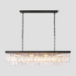 Odeon Crystal 2-Layer Rectangle Chandelier-Meet Lighting
