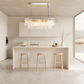 Odeon Crystal 2-Layer Rectangle Chandelier-Meet Lighting