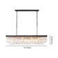 Odeon Crystal 2-Layer Rectangle Chandelier-Meet Lighting