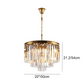 Odeon Crystal Multi-Layer Round Chandelier-Meet Lighting