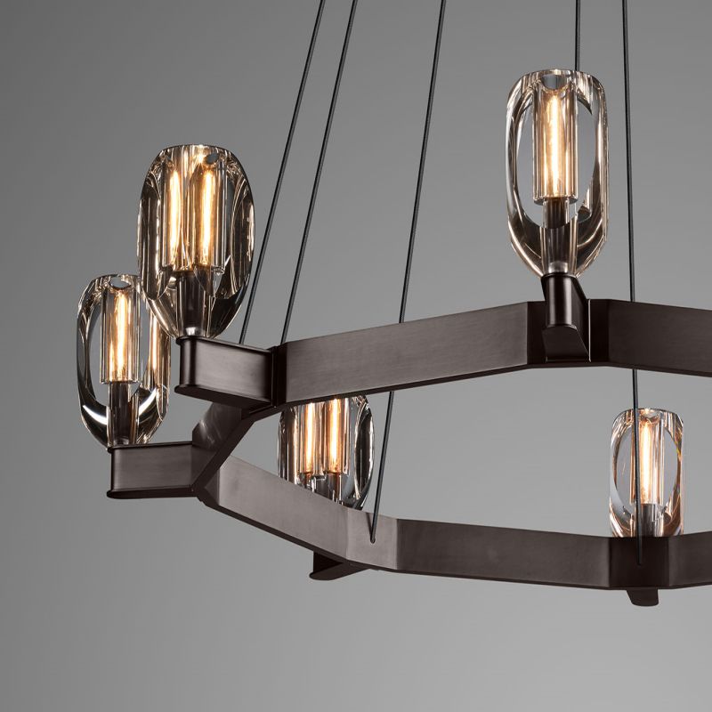 Osleride CircularI Chandelier-MEET LIGHTING
