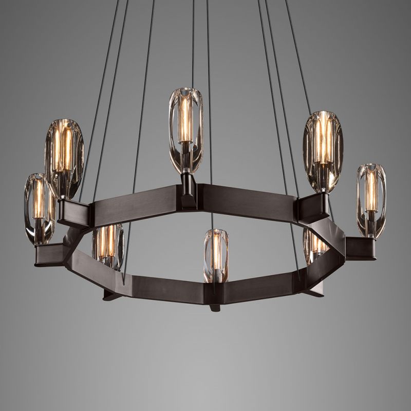 Osleride CircularI Chandelier-MEET LIGHTING