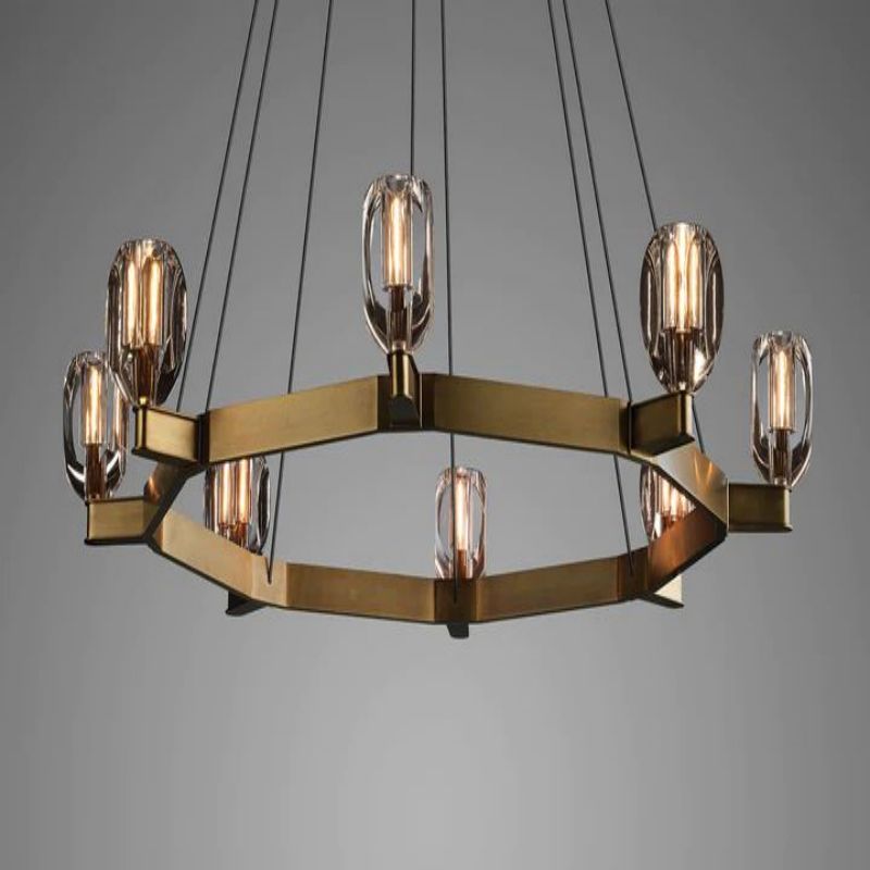 Osleride CircularI Chandelier-MEET LIGHTING
