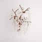Peach Blossom Crystal Wall Sconce-Meet Lighting