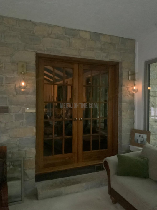 Raindrop Modern Solid Wall Sconce(Cord)-Meet Lighting
