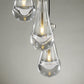 Raindrop round chandelier 8"(cord)-Meet Lighting