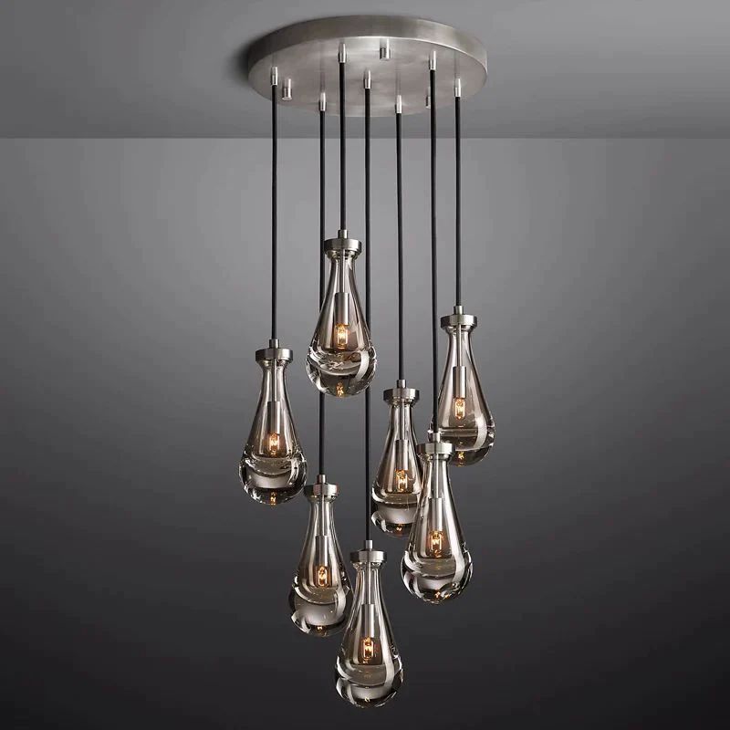 Rain Round Chandelier 18"