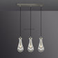 Raindrops Rectangular Chandelier 22" Cord-Meet Lighting