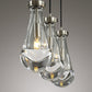 Raindrops Rectangular Chandelier 22" Cord-Meet Lighting