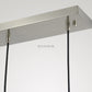 Raindrops Rectangular Chandelier 22" Cord-Meet Lighting