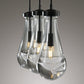 Raindrops Rectangular Chandelier 22" Cord-Meet Lighting