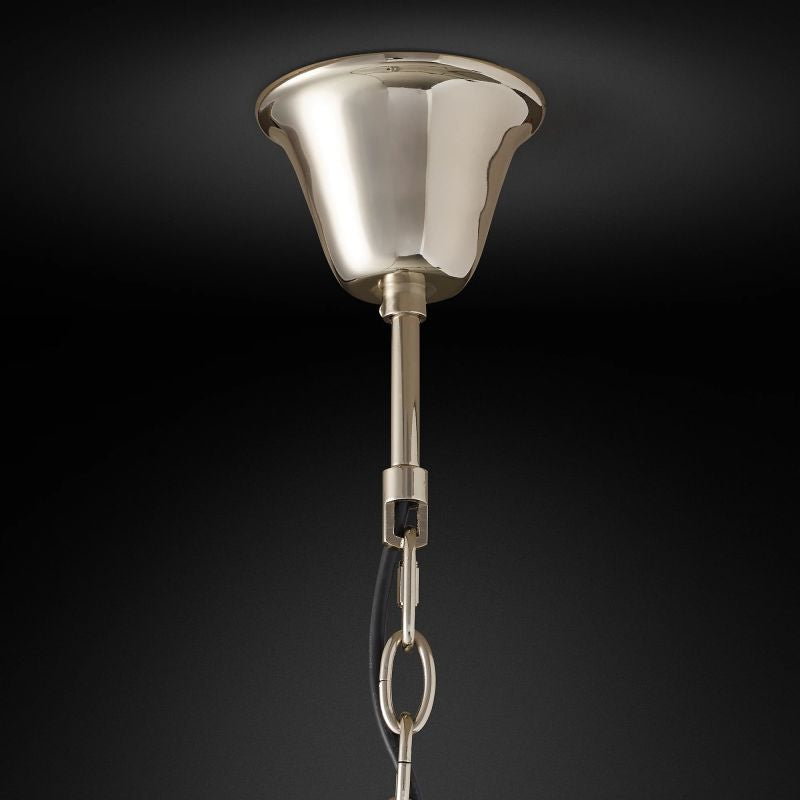 Rhys Crystal Odeom Round Chandelier 43"-MEET LIGHTING