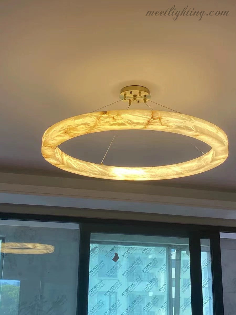 Rivage Round Chandelier 31"-MEET LIGHTING