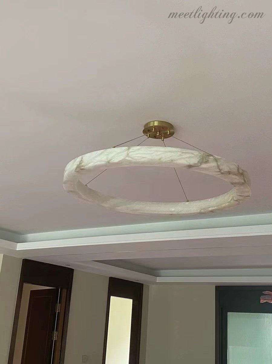Rivage Round Chandelier 40"-MEET LIGHTING