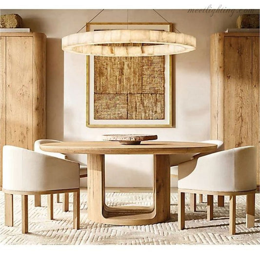 Rivege Round Chandelier 40"-Meet Lighting