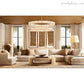 Rivege two-tier Round Chandelier 60"-Meet Lighting