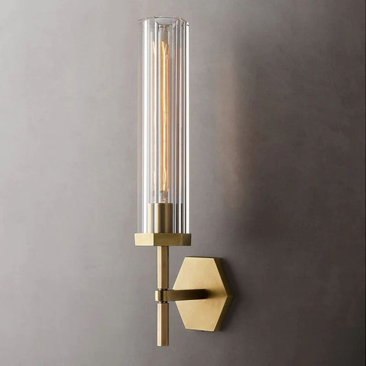 Roval Hexagonal Grand Wall Sconce-Meet Lighting