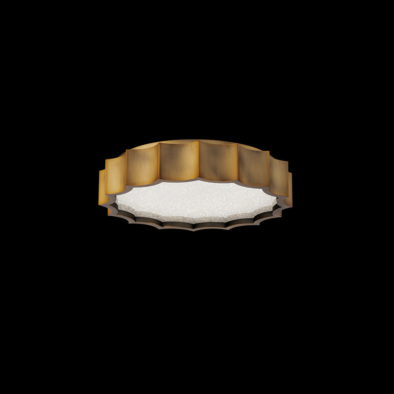 Meet Crystal Tarte 17" LED Flush Mount