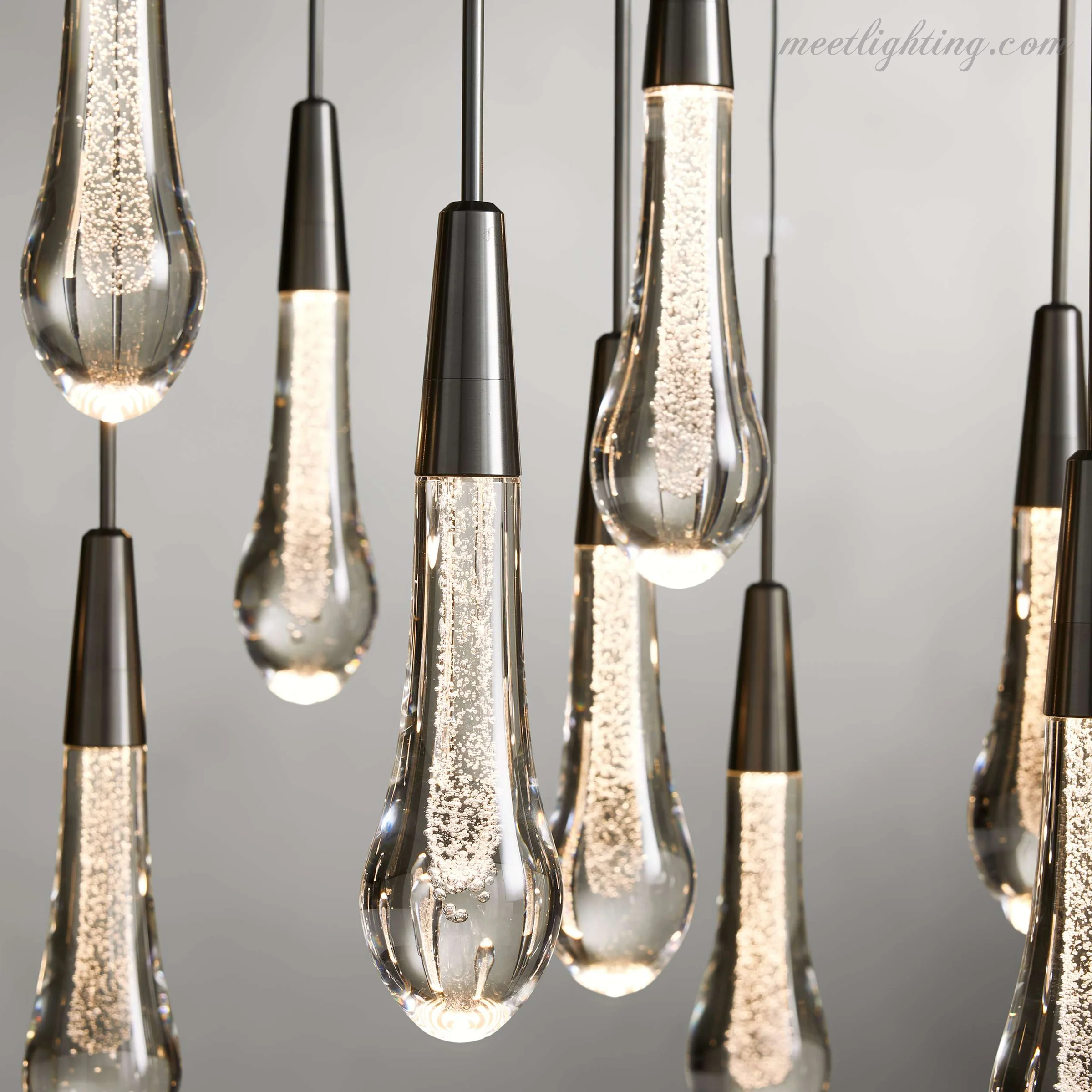 Soltaire Modern Linear Chandelier For Dining Room Kitchen-MEET LIGHTING