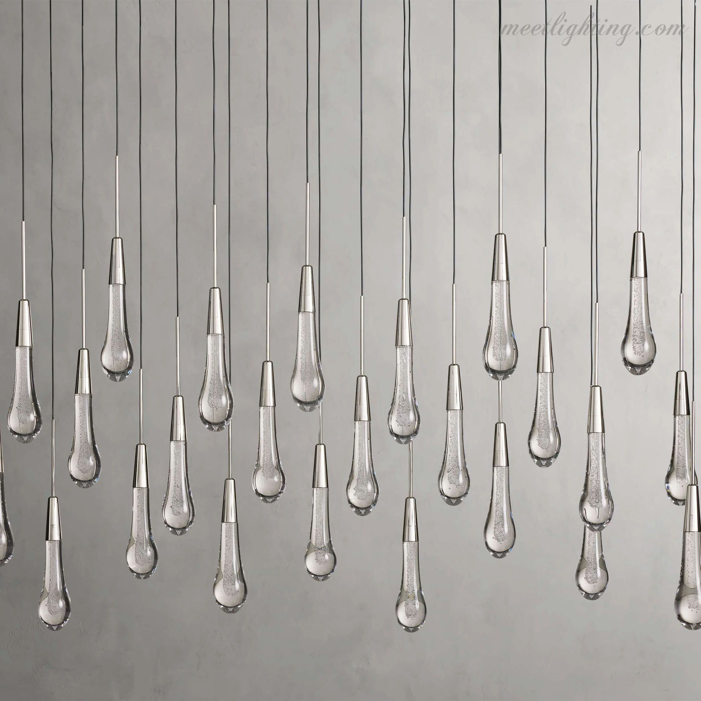 Soltaire Modern Linear Chandelier For Dining Room Kitchen-MEET LIGHTING