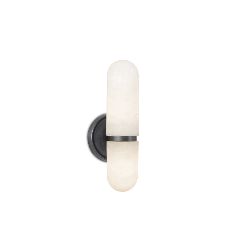 Elijah Alabaster Small Sconce