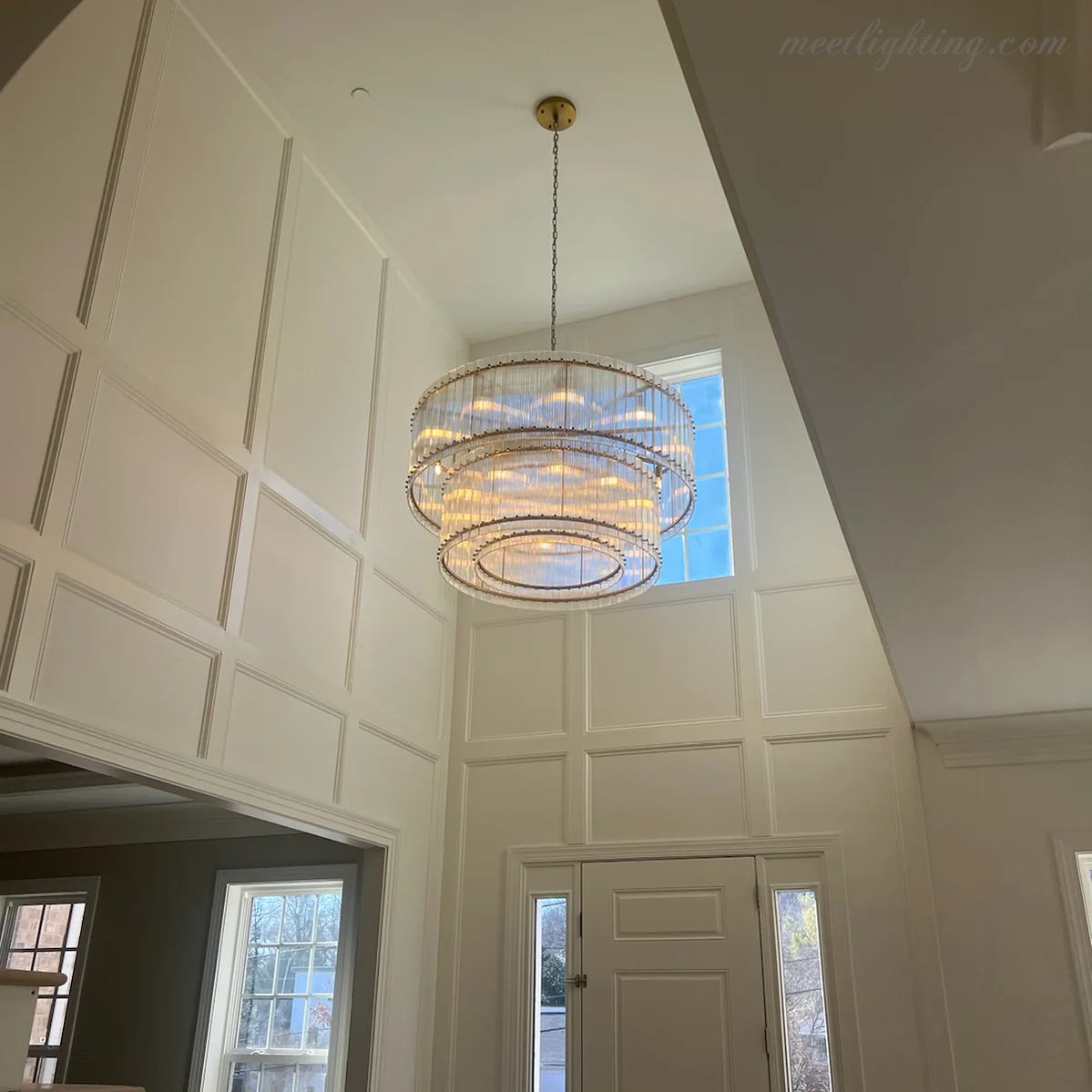 Santa Mar 2-tier Luxury Round Chandelier 22"-Meet Lighting