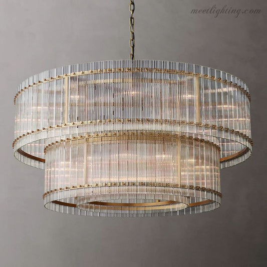Santa Round Crystal Chandelier 60" 48" 37" 22"-Meet Lighting