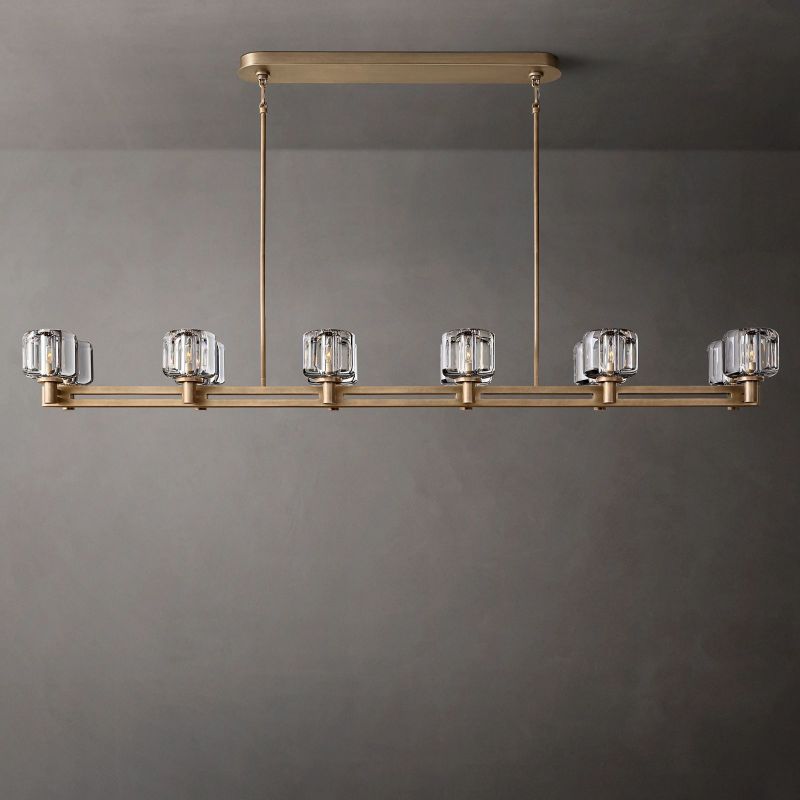 Sebendek Linear Chandelier-Meet Lighting