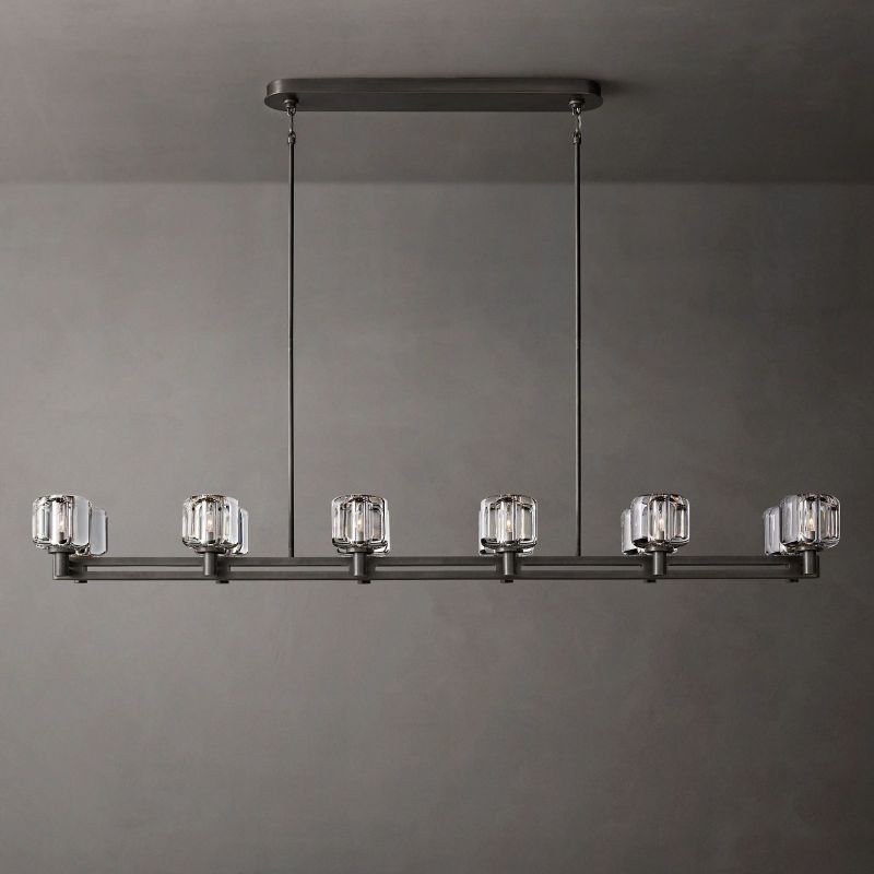 Sebendek Linear Chandelier-Meet Lighting