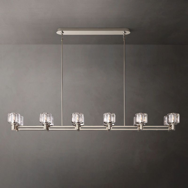 Sebendek Linear Chandelier-Meet Lighting